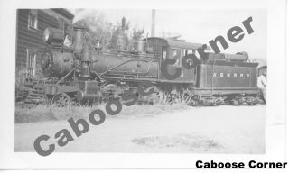 Arcata And Mad River Railroad 5 2 - 4 - 0 Arcata Ca 1934 B&w Photo (1570)