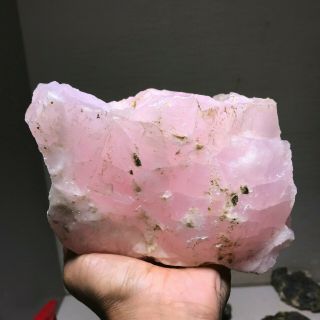 AAA TOP QUALITY MANGANOAN CALCITE ROUGH 8 LBS FROM AFGHANISTAN 2