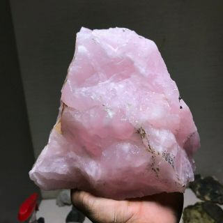 AAA TOP QUALITY MANGANOAN CALCITE ROUGH 8 LBS FROM AFGHANISTAN 3