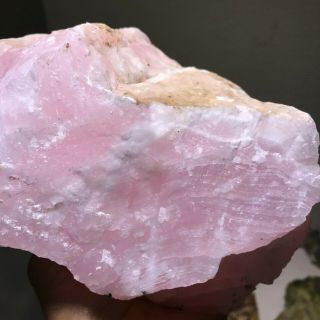 AAA TOP QUALITY MANGANOAN CALCITE ROUGH 8 LBS FROM AFGHANISTAN 4