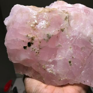 AAA TOP QUALITY MANGANOAN CALCITE ROUGH 8 LBS FROM AFGHANISTAN 7