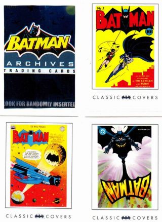 Batman Archives (2008) - - Complete 63 - Card Base Set,  Wrapper^^