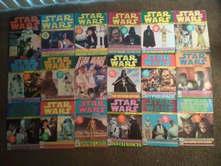 Vintage Star Wars Offical Poster Monthly Complete Set 18 Issues