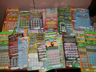 $1,  000.  00 Cashed Winners Ohio Lottery Scratch Off Tickets