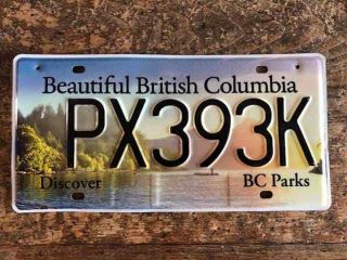 British Columbia License Plate