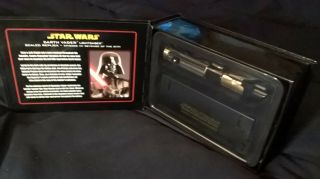 Master Replicas Star Wars Ep Iii Rots Darth Vader Gold Lightsaber.  45 Scale