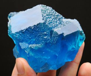 435g Rare Beauty Ladder - Like Blue Fluorite Crystal Mineral Specimen/china