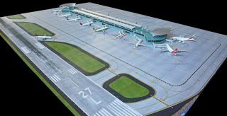 Gemini Jets Airport Mat Set For Delux Airport Terminal 1/400 Scale Gjaps008