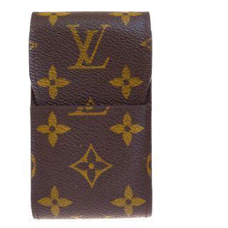 Auth Louis Vuitton Etui A Cigarette Case Monogram Leather Brown M63024 01ep918