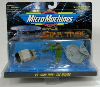Galoob Micro Machines Star Trek Xi The Movies Rare Space Dock Shuttle