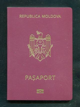 Republic MOLDOVA International Biometric Travel Document Canseled 3