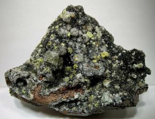 Rare Mimetite After Fluorite: Murton Mine,  Scoredale,  Cumbria,  England - Nr