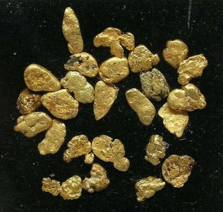 Choice 21.  2 Grain Pile Of Gold Nuggets: Yuba River,  Downieville California - Nr