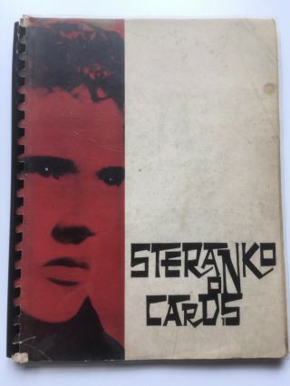 Steranko On Cards Rare Oop First Edition Collector Item Card Magic