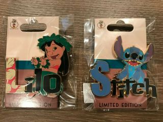 Disney Employee Center Dec Pin Character Names 3 Lilo And Stitch Le 250