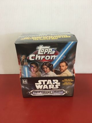 2019 Star Wars Topps Chrome Legacy Box