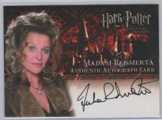 Harry Potter Poa Artbox Autograph Auto Card Julie Chistie Signed Madam Rosmerta