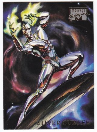 1996 Marvel Masterpieces 44 Silver Surfer Art By Julie Bell