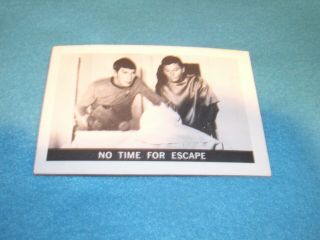 1967 Leaf Star Trek 1 Mccoy & Spock,  No Time For Escape,  Not Graded,  Orig Card