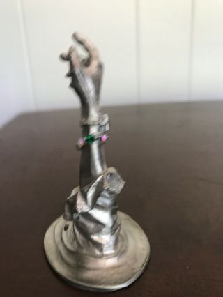 VTG Perth Pewter Figurine Fantasy Mythical Magic Wizard Warlock Hand 4