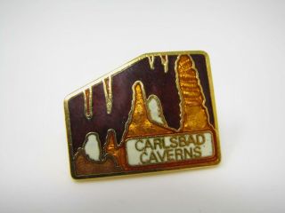 Vintage Collectible Pin: Carlsbad Caverns Great Design