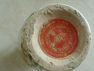 RARE Vintage Copenhagen snuff crock with lid. 3