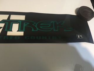 STAR TREK VI THE UNDISCOVERED COUNTRY 1991 OFFICIAL MOVIE MYLAR SM MANN THEATRES 3