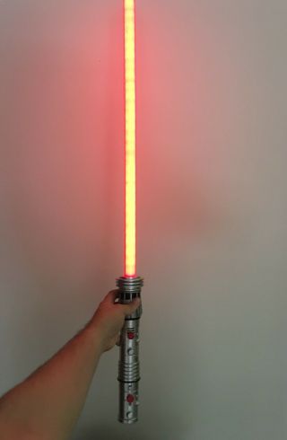 2012 Darth Maul Red Lightsaber Star Wars Fx Hasbro 37635 C - 2945a