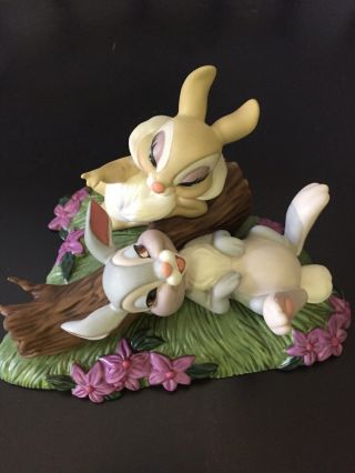Walt Disney Twitterpated In The Springtime Figurine Thumper And Miss Bunny