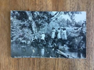 C.  1900 The Creek " St.  Fillan " Narbethong Victoria Real Photo Post Card (pf1 - 33)