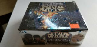 Star Wars Chrome Archives Factory Trading Card Hobby Box By Topps 1999