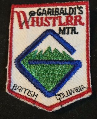 Garibaldi’s Whistler Mountain Ski Patch British Columbia Canada Souvenir Travel