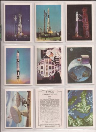 Space - 1966.  Anglo Confectionary.  Complete 66 Card Set. ,