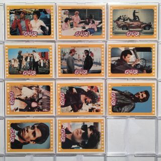 Grease Movie Series 2 Stickers Vintage Card Set 11 Sticker Cards Topps 1978