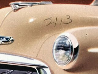 Vtg 1952 Chevrolet Chevy Car Dealer Sales Brochure 3