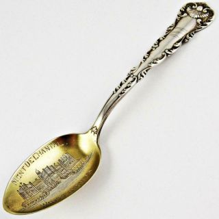 Antique Mont De Chantal,  Wheeling,  Wv Frank M.  Whiting Sterling Silver Spoon