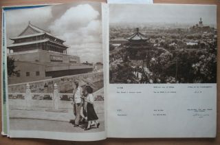China Propaganda Photo book Album Beijing Chinese Rare 1957 Map Peking Old City 4