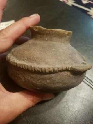 Authentic Mississippian Fish Effigy Pottery Vessel Mississippi Co Ark