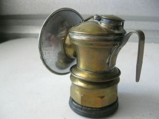 Vintage Auto Lite Carbide Mining Light Miner Lantern Universal Lamp Co Chicago