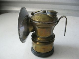 Vintage Auto Lite Carbide Mining Light Miner Lantern Universal Lamp Co Chicago 2