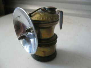 Vintage Auto Lite Carbide Mining Light Miner Lantern Universal Lamp Co Chicago 3