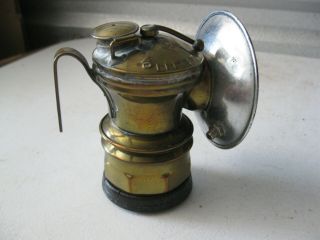Vintage Auto Lite Carbide Mining Light Miner Lantern Universal Lamp Co Chicago 4