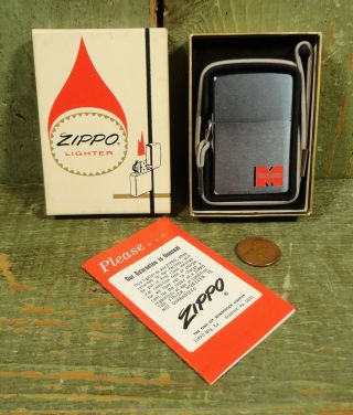Vtg 1970 Zippo Lighter Advertising Monsanto 275 Loss Proof