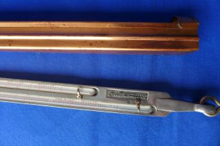 Vintage Tycos Sling Dual Thermometer Hydrometer Psychrometer w/ Copper Case 4