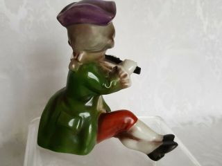 US Zone Germany Porcelain Victorian Couple w/Music Inst.  Bookends Erphila GERMANY 6
