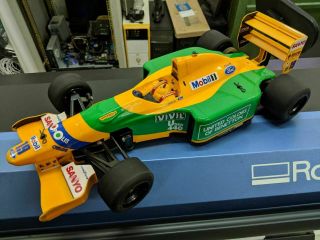 1/18 Jordan 191 And Benetton B192 Schumacher Diecast Model Car With Chassis