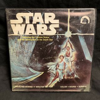 Star Wars 8 Color Sound Vintage Film 1977