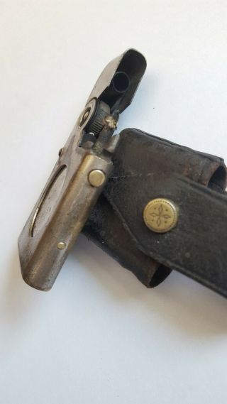 Rare Antique S.  D REVOLT Dubsky c1910 Automatic Lighter & CASE Briquet Feuerzeug 7