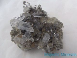 Top Collector Burr_large Rare Arkansas Quartz Crystal Blue Phantom Cluster