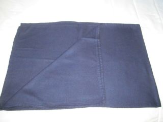 Vintage Northwest Airlines Nwa Cabin Blanket Navy Travel Couch Throw